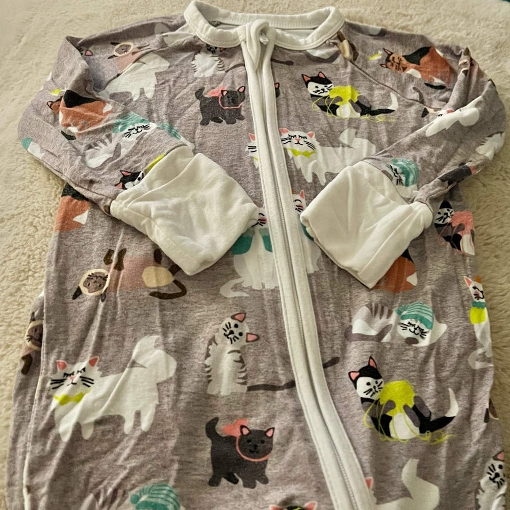 Cool Cats by Little Sleepies Convertible Zippy